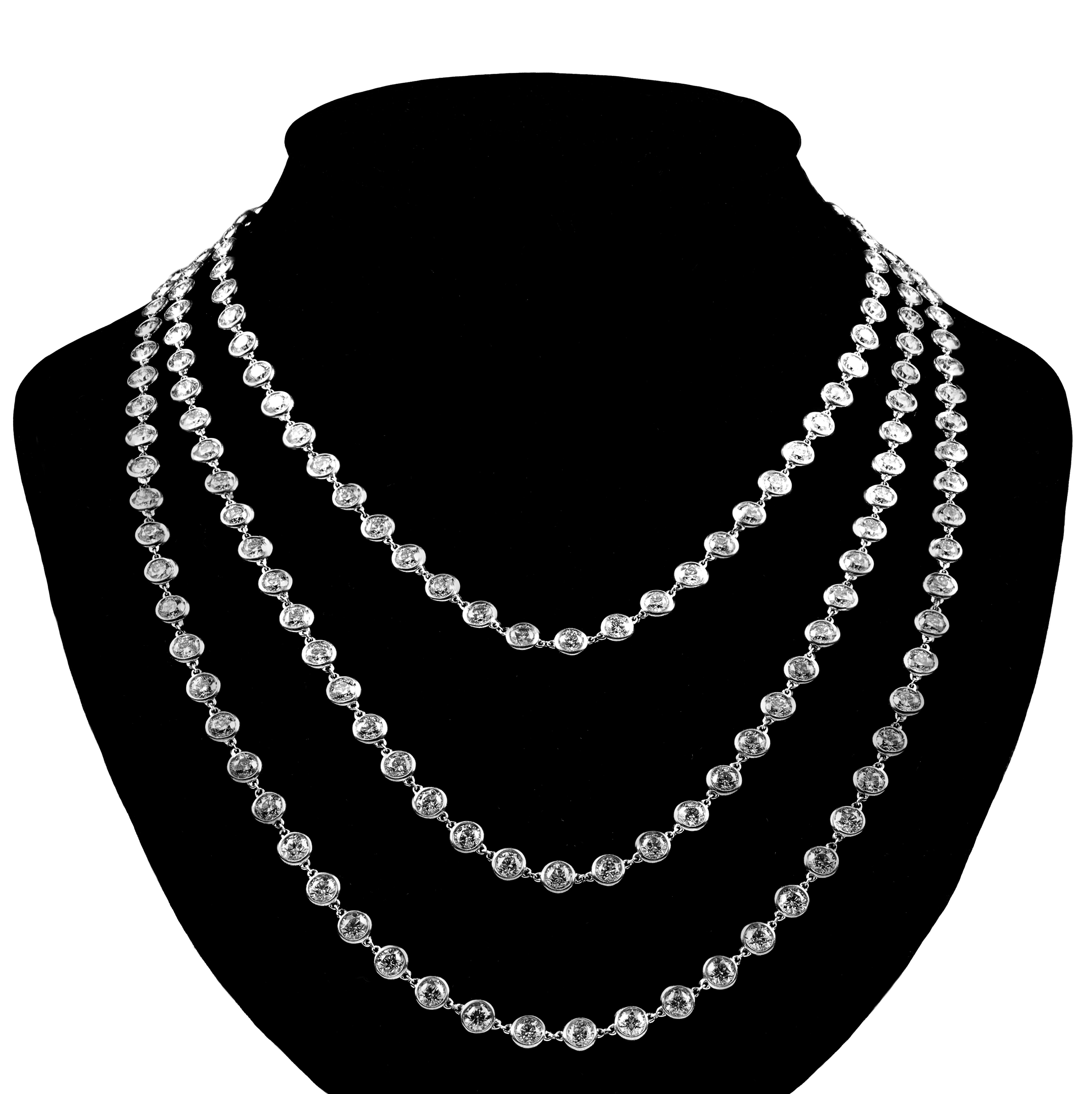 Diamond by the Yard necklace