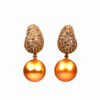 Golden South Sea Pearl Earrings