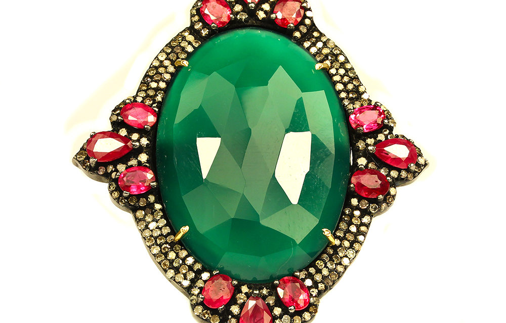 green onyx ring