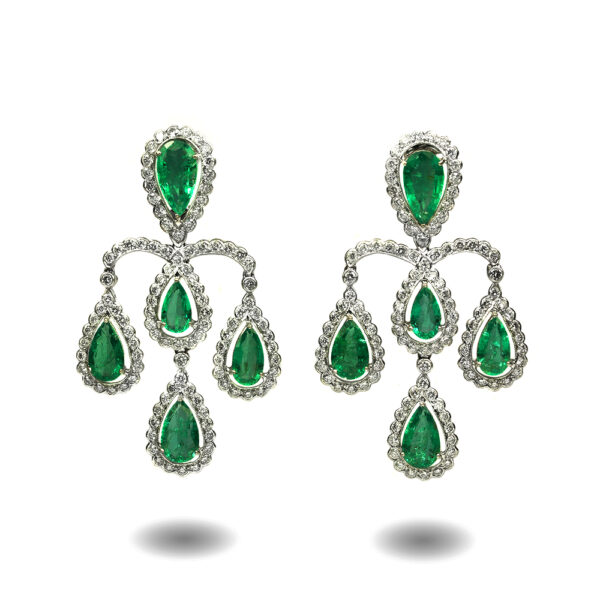 emerald earrings