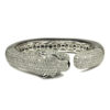diamond cougar bangle bracelet