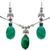 Emerald Necklace Earring Set MR Diamond Nov 2021